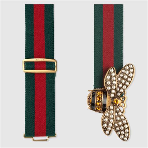 gucci web bee belt|gucci belt photos.